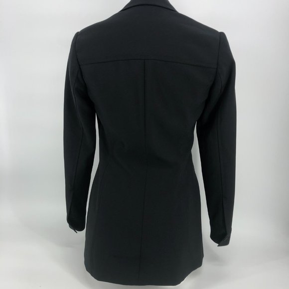 French Connection Black Structured Blazer Jacket 2 - Picture 4 of 8